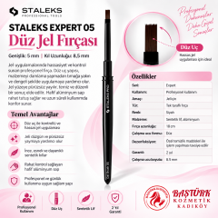 STALEKS EXPERT 06 Jel için Fırça - Genişlik 6 mm - Uzunluk 11 mm