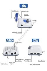 Strong 210 Elektrikli Freze Törpü Makinesi 65 W