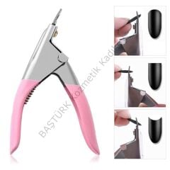PROFESYONEL TİPS MAKASI PEMBE CLIPPER