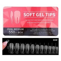 Adanil Yeni Nesil Medium Oval Jel Tips Kolay Kullanım Hızlı İşlem 550 Adet