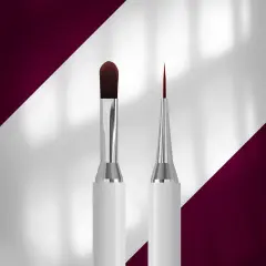 STALEKS EXCLUSIVE 06/11 Çift Taraflı Jel Fırçası 11 mm / Liner 12 mm