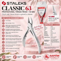 STALEKS CLASSIC 63 Tırnaklar İçin Pens - 14 mm