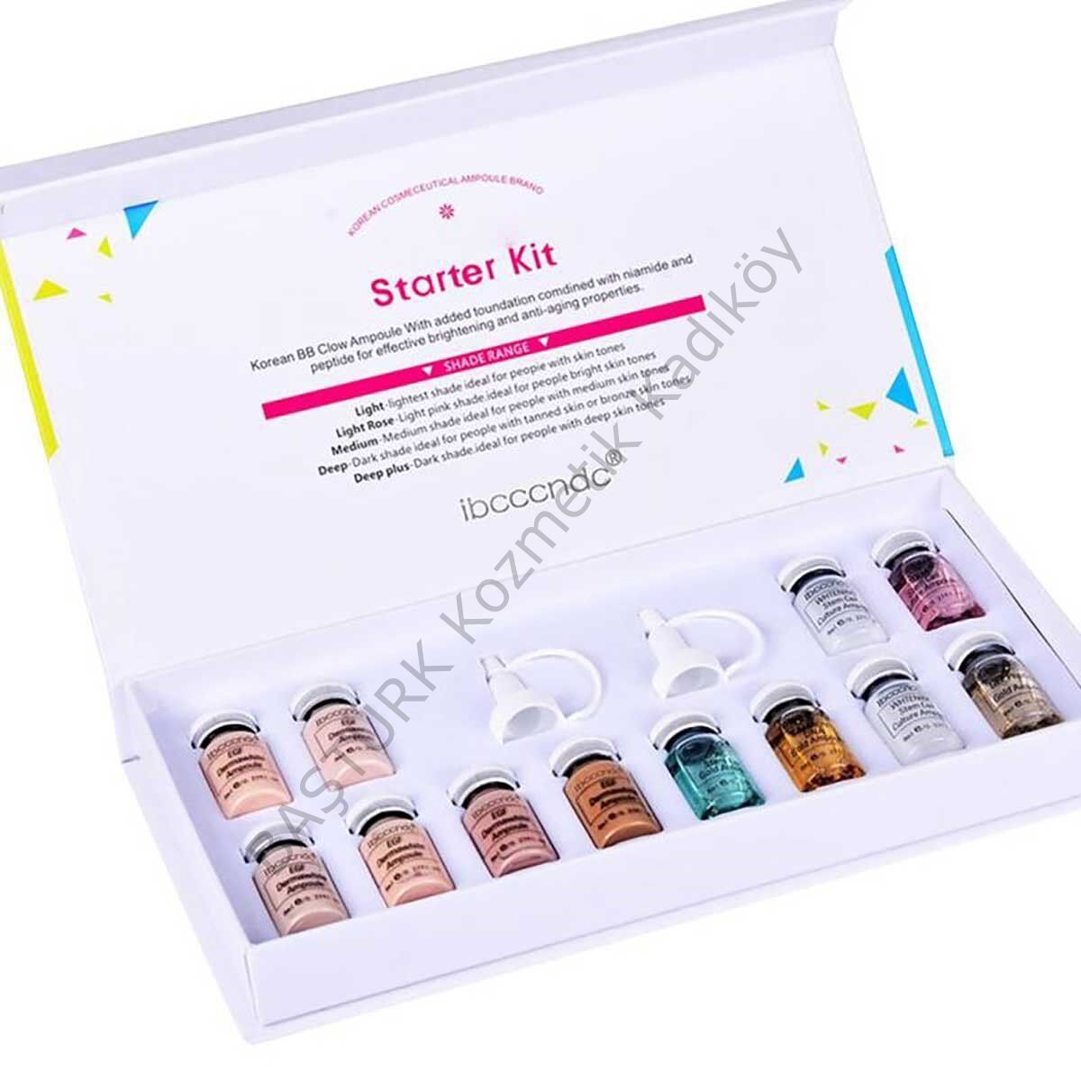 ibcccndc BOOSTER CİLT GÜÇLENDİRİCİ CİLT BAKIM SERUM SETİ VE BB GLOW KALICI FONDÖTEN SETİ