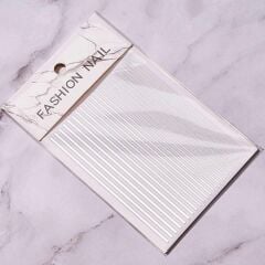 Adanil Nail Art Kendinden Yapışkanlı Şerit Sticker Gümüş