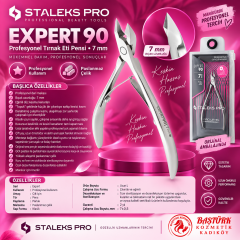 STALEKS EXPERT 90 Profesyonel Tırnak Eti Pensi - 7 mm