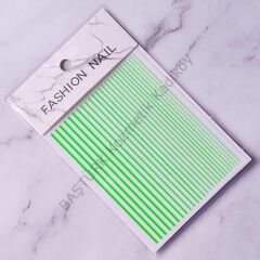 Adanil Nail Art Kendinden Yapışkanlı Şerit Sticker Yeşil