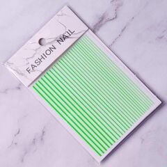 AVyu Nail Art Kendinden Yapışkanlı Şerit Sticker Yeşil