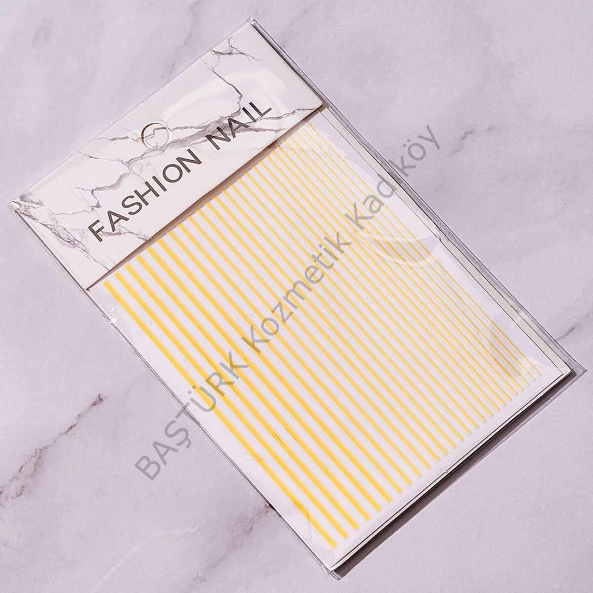 Adanil Nail Art Kendinden Yapışkanlı Şerit Sticker Turuncu