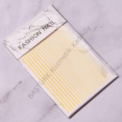 Adanil Nail Art Kendinden Yapışkanlı Şerit Sticker Turuncu