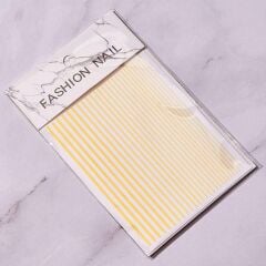 AVyu Nail Art Kendinden Yapışkanlı Şerit Sticker Turuncu