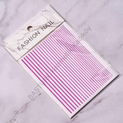 Adanil Nail Art Kendinden Yapışkanlı Şerit Sticker Gülpembe
