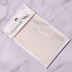 AVyu Nail Art Kendinden Yapışkanlı Şerit Sticker Bronz
