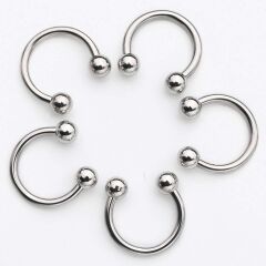 Adanil Tırnak Piercingi Nail Art Süsleme Piercing Gümüş