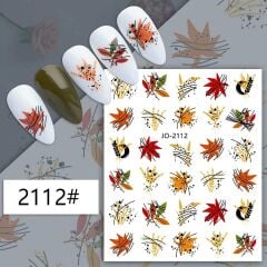 AVyu Sonbahar Yaprak Başak Sticker J0-2112