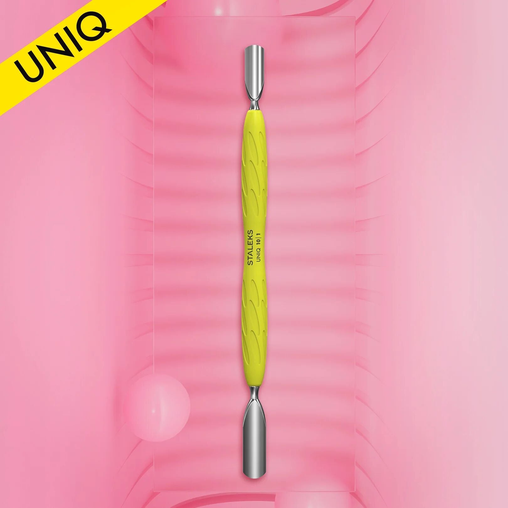 Staleks Uniq Gummy 10 Type 1 Sarı Dar ve Geniş Yuvarlak Et İtici
