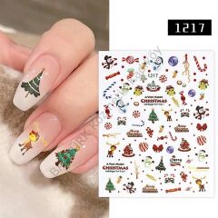 Adanil Kardanadam Çam Ağacı Şeker Sticker J0-1217