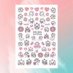 Adanil Kedi Marie Sticker SHE NAIL 195