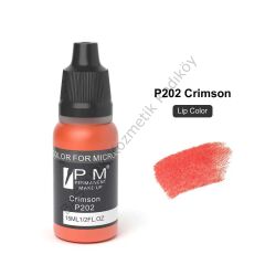 Permanent Makeup Kıpkırmızı Kalıcı Makyaj Pigmenti PM 202 Crimson Red