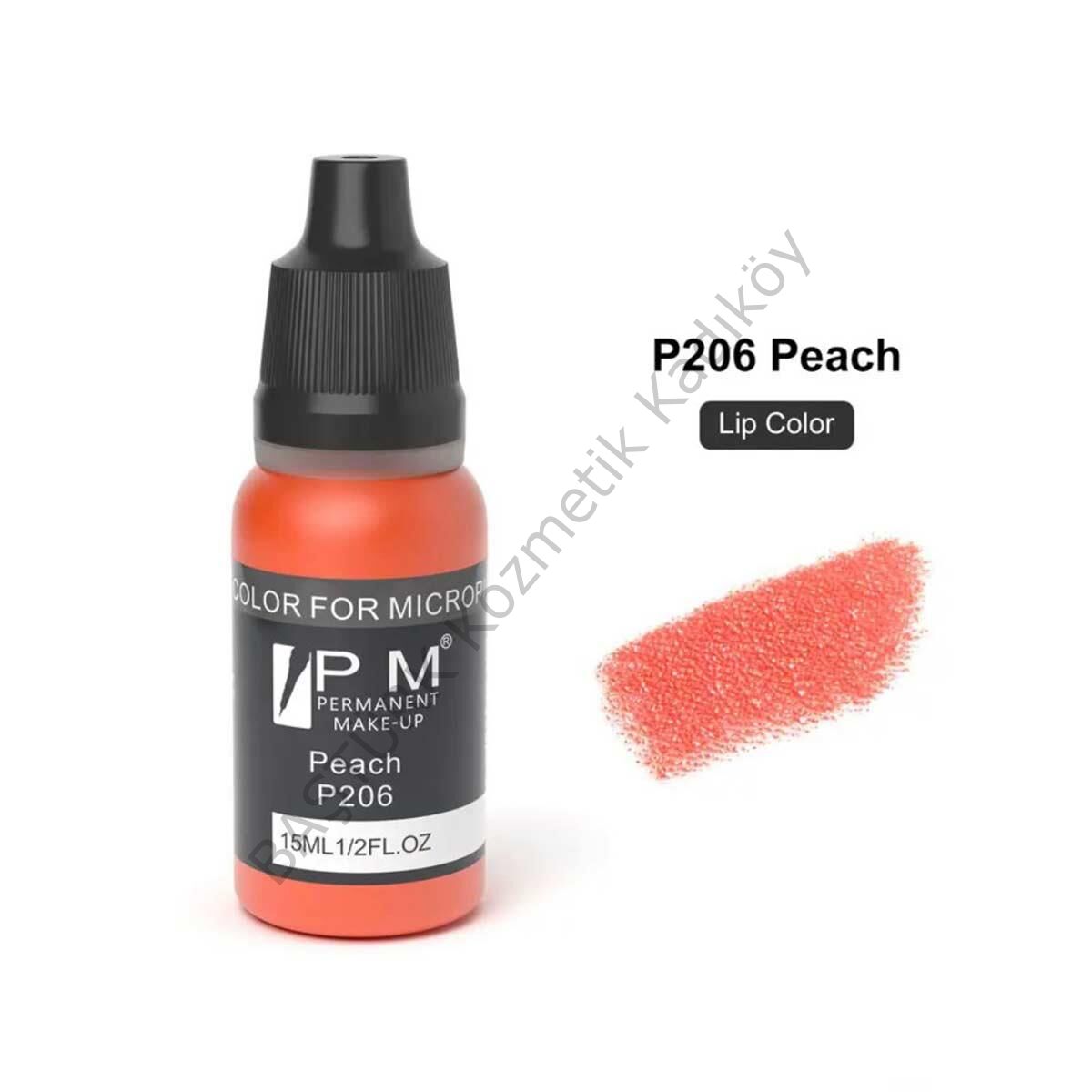 Permanent Makeup Şeftali Kalıcı Makyaj Pigmenti PM 206 Peach