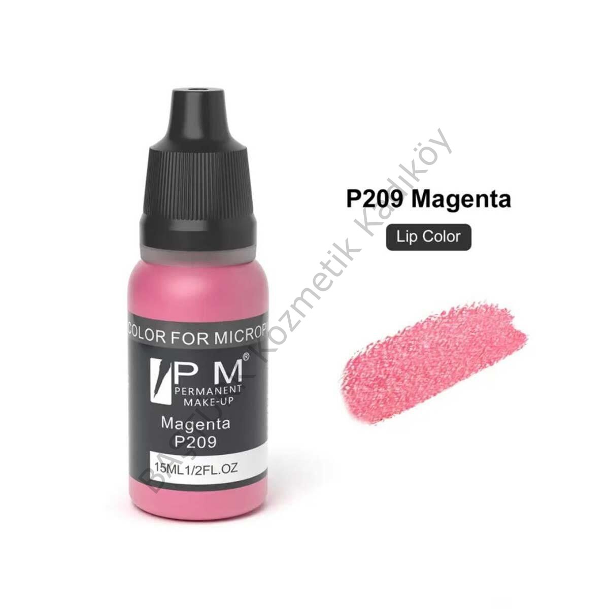 Permanent Makeup Morumsu Pembe Alt Tonlu Kalıcı Makyaj Pigmenti PM 209 Magenta