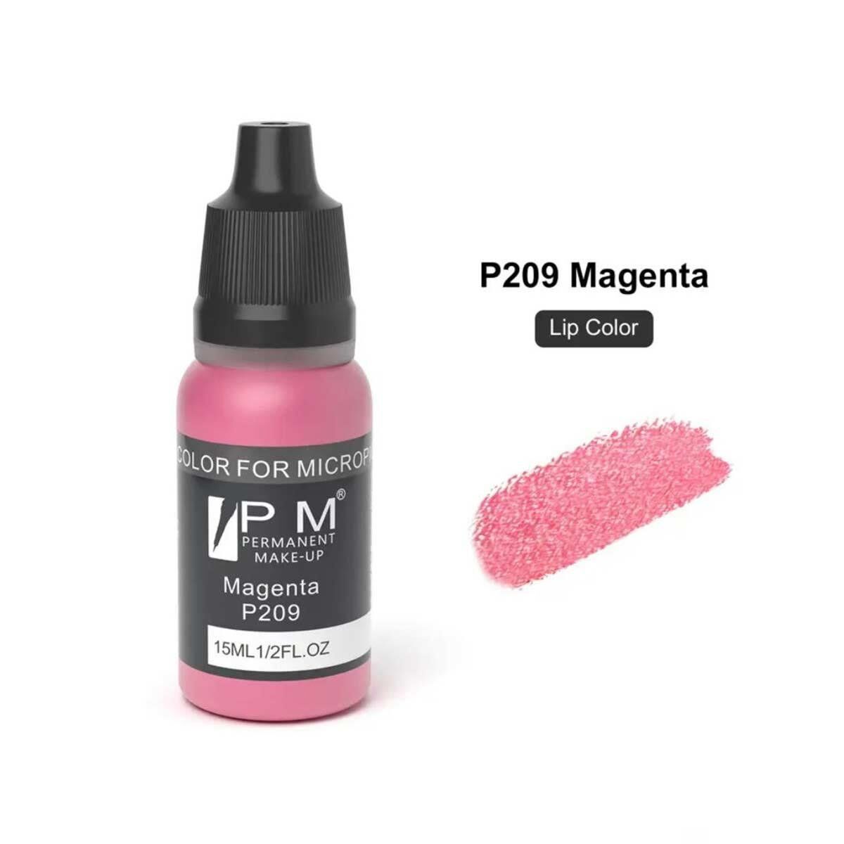 Permanent Makeup Morumsu Pembe Alt Tonlu Kalıcı Makyaj Pigmenti PM 209 Magenta