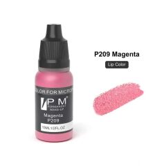 Permanent Makeup Morumsu Pembe Alt Tonlu Kalıcı Makyaj Pigmenti PM 209 Magenta