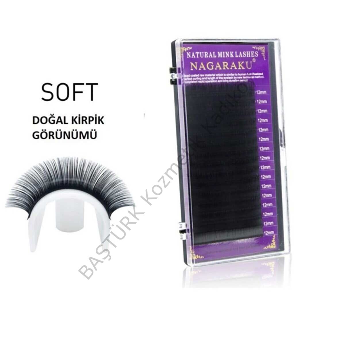 NAGARAKU İPEK KİRPİK C KIVRIM 0,15 KALINLIK - 15 MM UZUNLUK