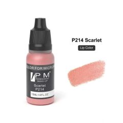 Permanent Makeup Kırmızı Alt Tonlu Nude Kalıcı Makyaj Pigmenti PM 214 Scarlet