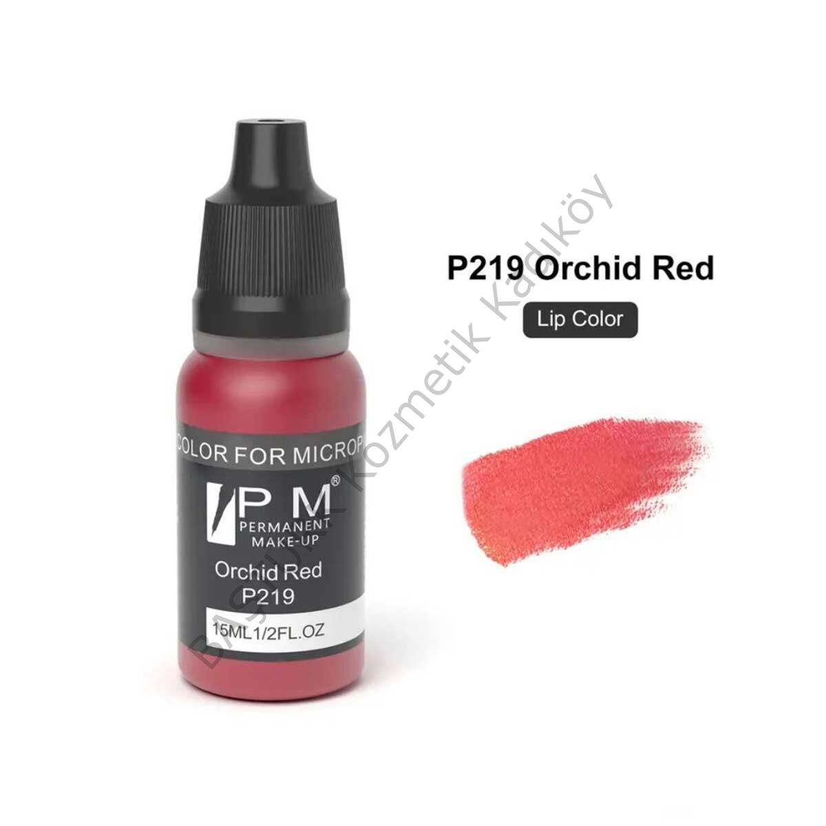 Permanent Makeup Orkide Kırmızısı Kalıcı Makyaj Pigmenti PM 219 Orchid Red