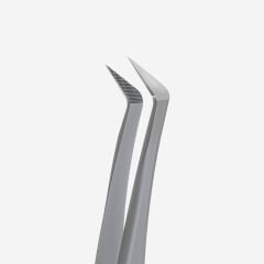 Staleks Expert 44 Type 12 Nano Çentikli 65 Derece L Uçlu Kirpik Cımbızı