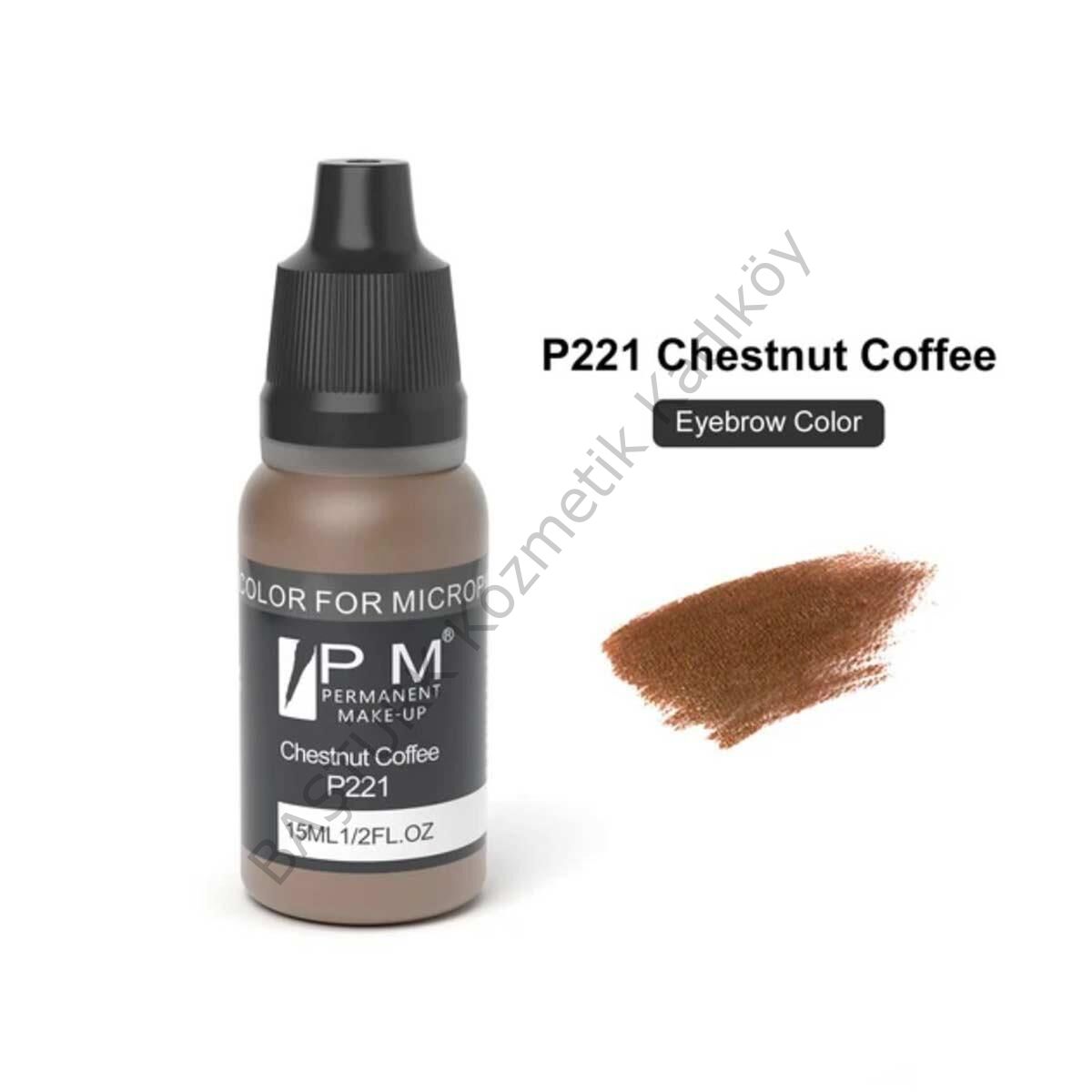 Permanent Makeup Kestane Rengi Kalıcı Makyaj Pigmenti PM 221 Chestnut Coffee