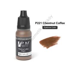 Permanent Makeup Kestane Rengi Kalıcı Makyaj Pigmenti PM 221 Chestnut Coffee