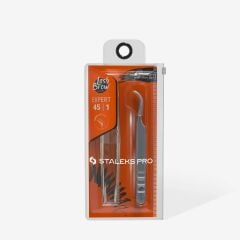 Staleks Expert 45 Type 1 Nano Çentikli Kavisli Kirpik Cımbızı