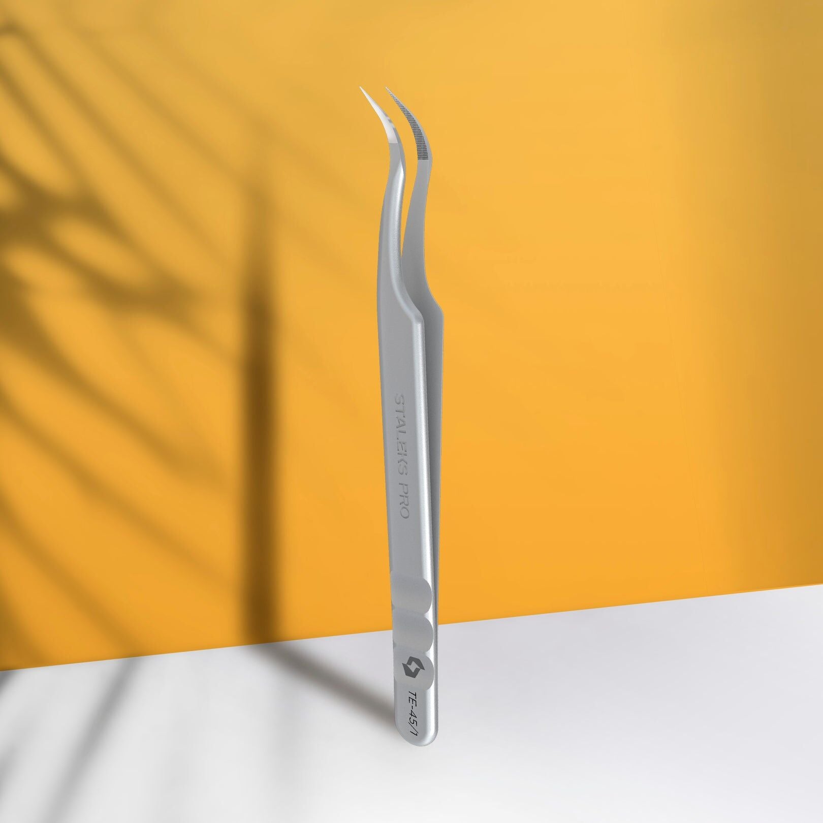 Staleks Expert 45 Type 1 Nano Çentikli Kavisli Kirpik Cımbızı