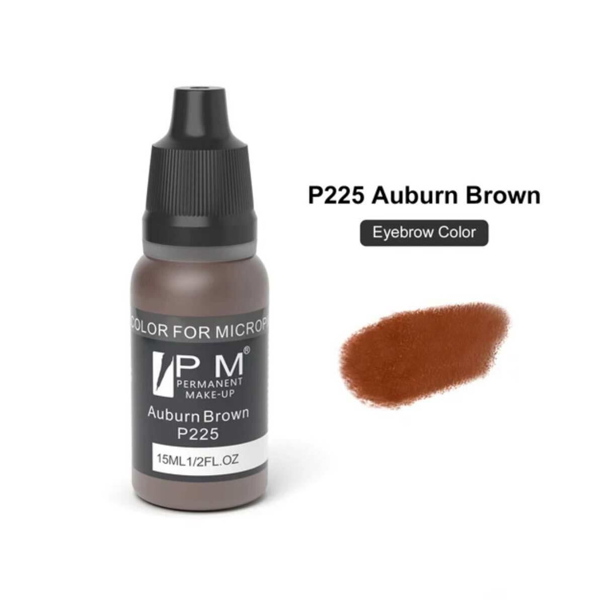 Permanent Makeup Kumral Kahverengi Kalıcı Makyaj Pigmenti PM 225 Auburn Brown