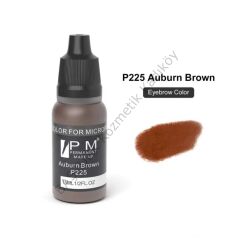 Permanent Makeup Kumral Kahverengi Kalıcı Makyaj Pigmenti PM 225 Auburn Brown