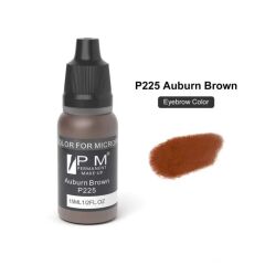 Permanent Makeup Kumral Kahverengi Kalıcı Makyaj Pigmenti PM 225 Auburn Brown