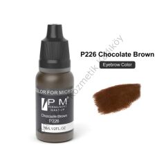 Permanent Makeup Çikolata Kahverengi Kalıcı Makyaj Pigmenti PM 226 Chocolate Brown