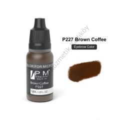 Permanent Makeup Esmer Kahverengi Kalıcı Makyaj Pigmenti PM 227 Brown Coffee