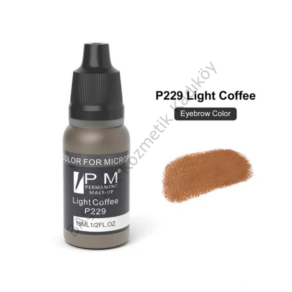 Permanent Makeup Açık Kahverengi Kalıcı Makyaj Pigmenti PM 229 Light Coffee