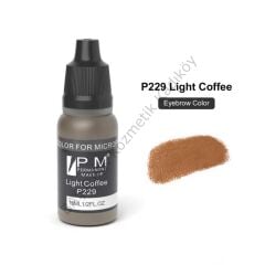 Permanent Makeup Açık Kahverengi Kalıcı Makyaj Pigmenti PM 229 Light Coffee