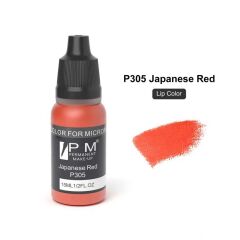 Permanent Makeup Japon Kırmızısı Kalıcı Makyaj Pigmenti PM 305 Japanese Red