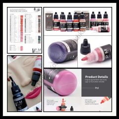 Permanent Makeup Koyu Pembe Kalıcı Makyaj Pigmenti PM 307 Dark Pink