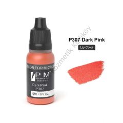 Permanent Makeup Koyu Pembe Kalıcı Makyaj Pigmenti PM 307 Dark Pink