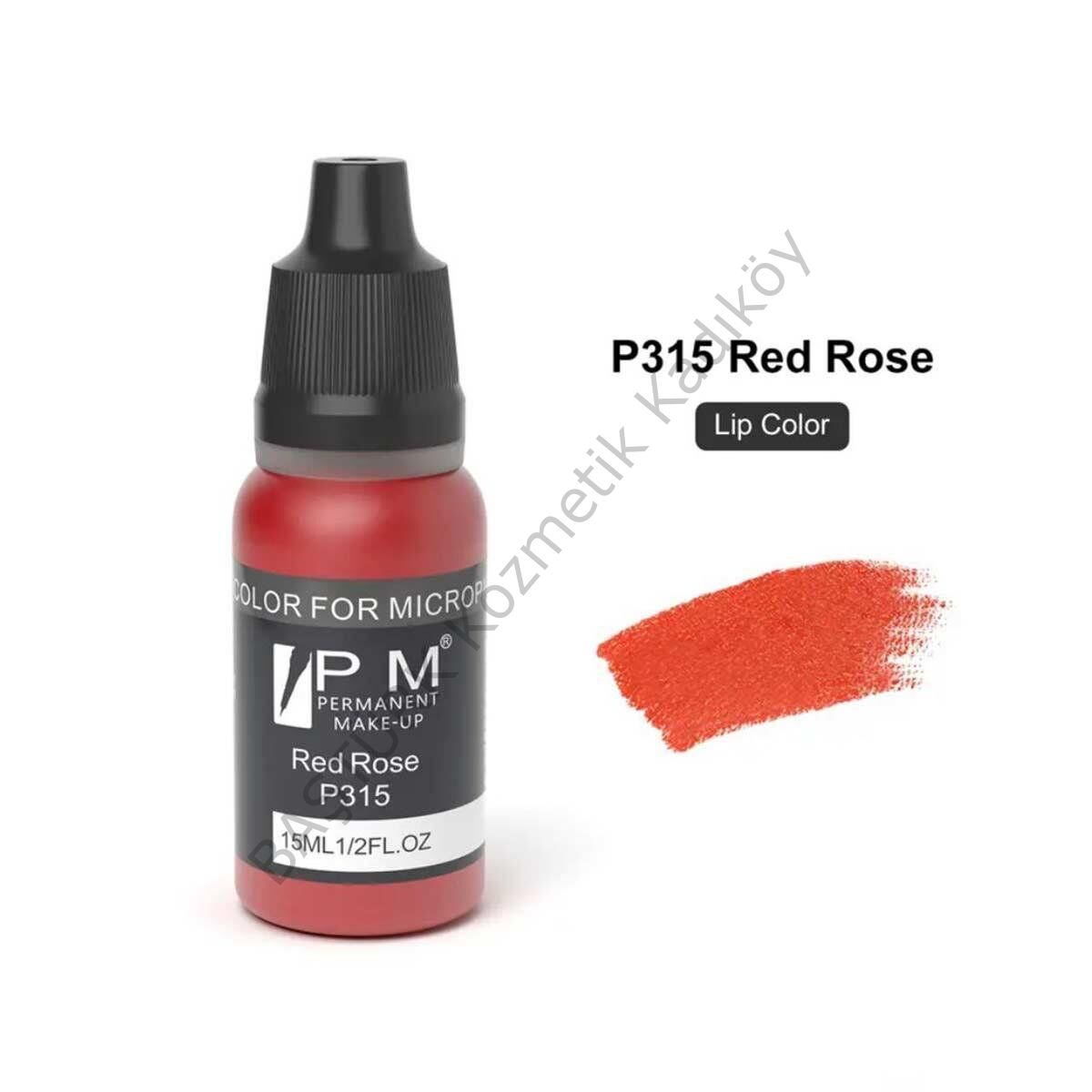 Permanent Makeup Kırmızı Gül Kalıcı Makyaj Pigmenti PM 315 Red Rose