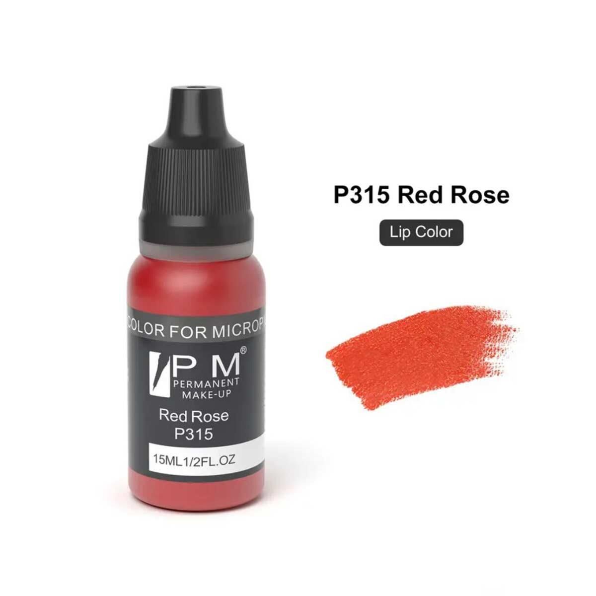 Permanent Makeup Kırmızı Gül Kalıcı Makyaj Pigmenti PM 315 Red Rose