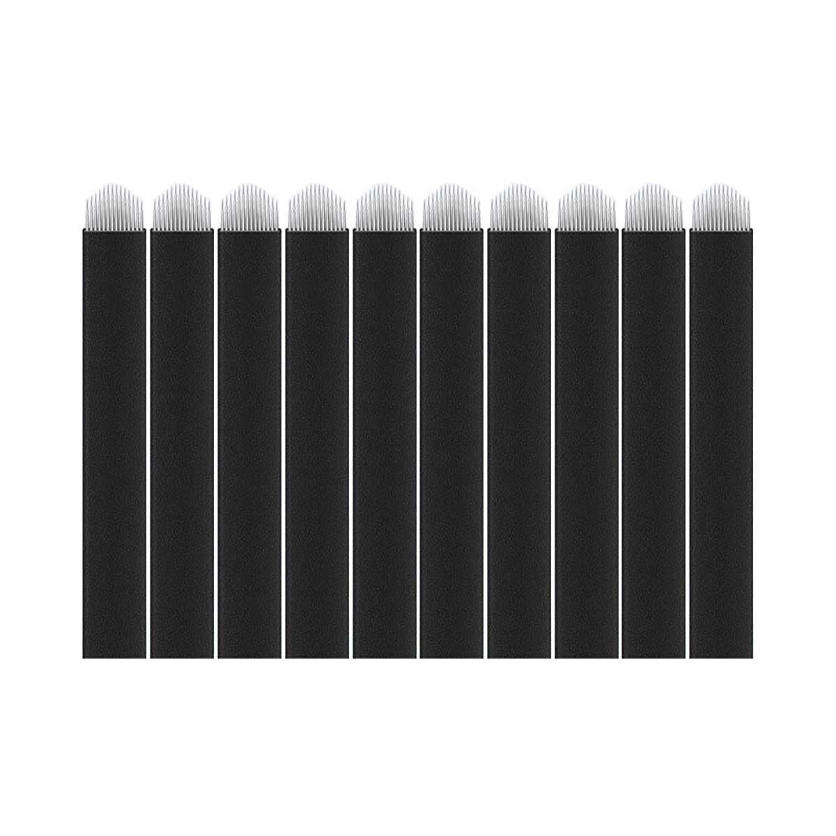 ADANİL Kalıcı Makyaj 14 Pin Microblading İğnesi 14U 10'lu Paket İğne