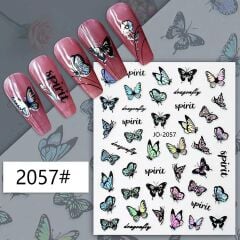 AVyu Hologram Kelebek Spirit Sticker J0-2057