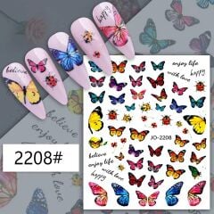 AVyu Kelebek Uğur Böceği Sticker J0-2208