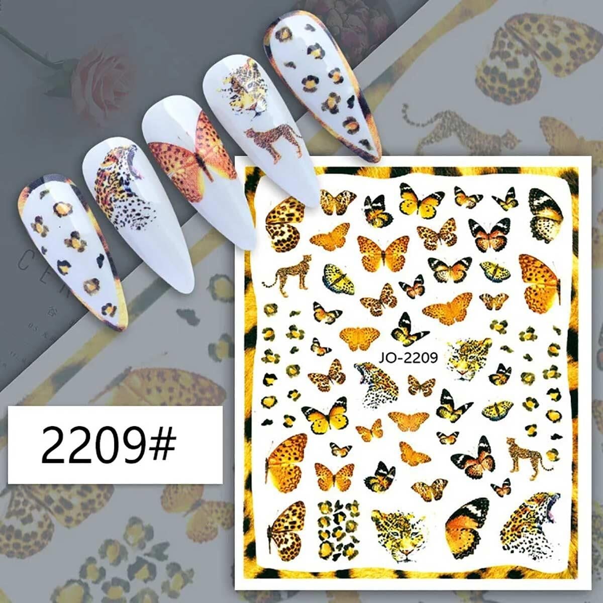 Adanil Kelebek Jaguar Desenli Sticker J0-2209